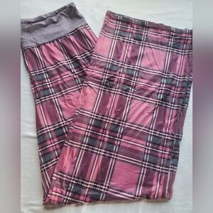 Pink Plaid Lounge Pants
